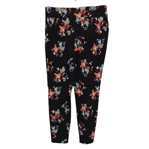 🎄VERSONA FLORAL STRETCH PANTS - Picture 1 of 5
